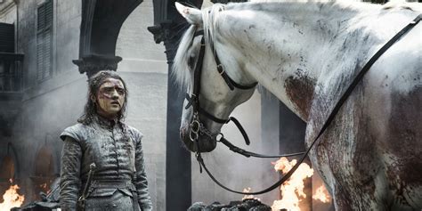 Game of Thrones: Arya's White Horse Inspires Uber Memes .